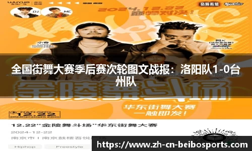 全国街舞大赛季后赛次轮图文战报：洛阳队1-0台州队